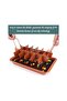 Brownie Pan with Dividers – Steel Bite-Size Edge Pan Makes 18 Pre-Cut Brownies at Once - 3