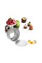 5-Piece Aluminum Round Cake Pan Set – Chiffon Baking Molds with Removable Bottom - 5
