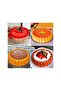 Charlotte Cake Pan Silicone 18cm Nonstick Round Mold for Cheesecake, Brownie & Tart, Green - 5
