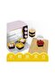 25-Pack Mini Square Cake Pans with Lids 5oz Aluminum Foil Cups for Baking Black & Gold - 3