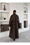 Women's Premium Trench Coat Striped Pattern Trend Long Outerwear Trench Coat - 5