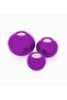3-Piece Round Ball Tealight Candle Holder Silicone Mold K-1056A, Stone Powder Polyester Cement Plaster Mold - 5
