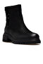 Women's Genuine Leather Casual Daily Boots 25K 1950860K Z Black Nubuck - 4
