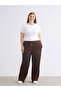 Esvab • Modern & Distinctive Women's Wide-Leg Pants with Drawstring Waist and Textured Fabric