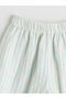 Blue Ruffled Baby Girl Muslin Blouse and Pants - 7