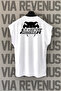 Ultimate Fighter Back Printed Zero Sleeve Crew Neck Sports Tshirt