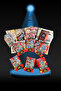 Playing Cards and Stickers 6 Tiny Boxes / 36 Cards 6 Stickers / Without Box - 2