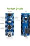 لوحة تحكم MakerFocus Mini Nano V3.0 ATmega328P مع كابل USB لـ Arduino - 3