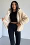 Plush Hooded Bomber Coat 2503 - 6
