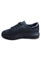 2010 Womenly Style Black Buckled Women's Casual Shoes %100 Genuine Leather - 3