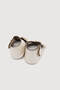 Baby Girl Velcro Genuine Leather Cream Bow Booties Shoes - 4