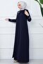 Plus-Size Long Leaf Stone Mother Dress - 3