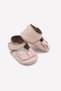 Baby Girl Velcro Genuine Leather Powder Bow Booties Shoes - 2