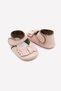 Baby Girl Velcro Genuine Leather Powder Bow Booties Shoes - 3