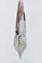 Peony Pattern Bamboo Scarf - 5