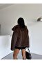 Shawl Collar Oversize Lined Premium Fur Coat - 6