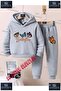 Children's Unisex Custom Printed Hooded Tracksuit Set with the Text "Butterfly 3Le on the Sky".