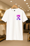 Off-White Drip Printed Oversize Unisex 100% Cotton Breathable Thick Fabric T-Shirt - 2