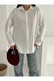 Plain Basic Oversize Shirt - 4