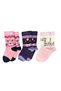Girl's Colorful Patterned Casual Cotton Seamless Socks