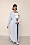 Pony Long Knitwear Cardigan - Soft Textured Oversized Loose Cardigan - 5