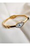 Steel Magnet Gold Evil Eye Eyelet Bracelet - 6