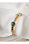 Steel Magnet Gold Evil Eye Eyelet Bracelet - 5