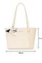 CANARLISA Women’s Tote Bag – PU Leather Ladies Shoulder Handbag with Bow - 3
