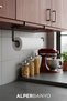 Black Modern Cabinet Door and under Shelf Paper Towel Holder Kitchen Organizer |   No Drilling, Easy Assembly - 2