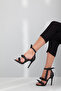 Marzia Three-Stripe Ribbon Detailed Black Matte - 2