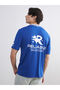 Xside Blue V-Neck Short Sleeve Men's T-Shirt