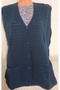 Er Clothing Seasonal Knitwear Vest Buttoned Double Pocket Petrol Color - 3