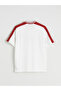 Ecru V-Neck Short Sleeve Printed Men's T-Shirt - 6