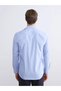 Lcwaikiki Formal Blue Slim Fit Long Sleeve Gabardine Men's Shirt - 3