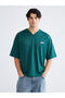 Esvab • Modern & Distinctive V Planting Short Sleeve Printed Men's T-Shirt