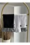 3-Piece Lune X Ivory Linen Ruffled Dishcloth