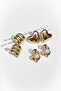 3 Piece Earring Set Heart, Flower, Multiple Models - 2