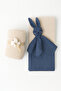 100% Cotton Organic 2-Sided Baby Blanket + Sleeping Companion Gift (90X120 cm) - 4
