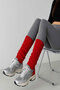 2 Basic Thick Cotton Blend Leg Warmers - 8