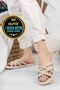 3 Pack Women's Daily Slippers Non-Slip Guest Bundle Home Beach Sea Out Slippers Triple Slippers Set - 4