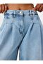 Pleated Palazzo Palazzo Fit Women's Trousers - 4