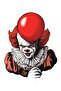 Pennywise Sticker Car, Motorcycle, Helmet, Laptop, Glass Sticker 13X13 cm