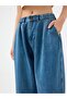 Pleated Balloon Balloon Fit Women's Trousers - 5