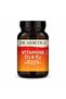 Vitamins D3 & K2 Supplement, 90 Capsules, Supports Heart & Immune Health, Non-GMO
