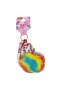 Unicorn Rainbow Pom Lip Gloss Keychain - 4