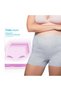 Women's Disposable Boyshort Underwear, Seamless Stretchy, Size 28-42, 8-Pack, Grey