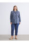 Hilfa New Season Tie Neck Patterned Blouse - 6