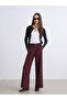 Wide Leg Women's Trousers with Belt