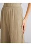 Vizyon New Season Elastic Waist Textured Women's Trousers - 3