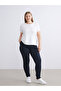 Carrot Cut Women's Trousers with Elastic Waist - 2